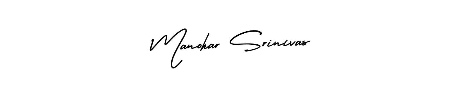 Similarly AmerikaSignatureDemo-Regular is the best handwritten signature design. Signature creator online .You can use it as an online autograph creator for name Manohar Srinivas. Manohar Srinivas signature style 3 images and pictures png