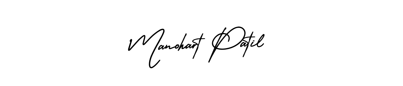 Design your own signature with our free online signature maker. With this signature software, you can create a handwritten (AmerikaSignatureDemo-Regular) signature for name Manohart Patil. Manohart Patil signature style 3 images and pictures png