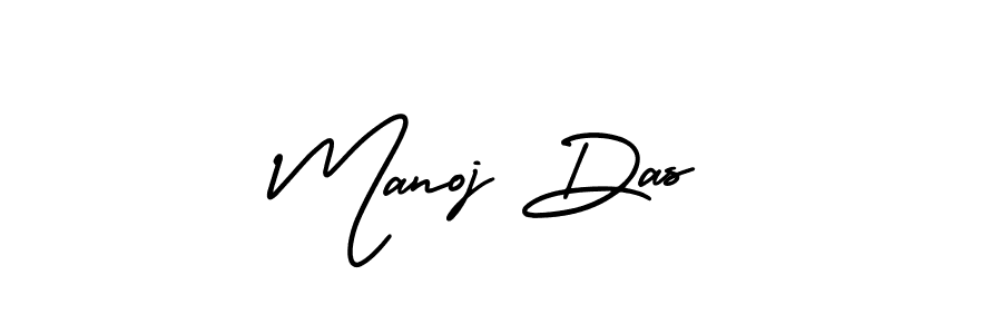 Manoj Das stylish signature style. Best Handwritten Sign (AmerikaSignatureDemo-Regular) for my name. Handwritten Signature Collection Ideas for my name Manoj Das. Manoj Das signature style 3 images and pictures png