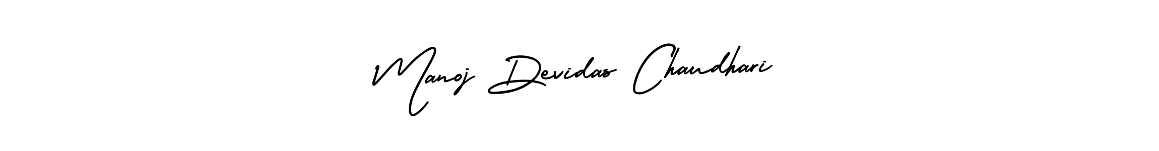 It looks lik you need a new signature style for name Manoj Devidas Chaudhari. Design unique handwritten (AmerikaSignatureDemo-Regular) signature with our free signature maker in just a few clicks. Manoj Devidas Chaudhari signature style 3 images and pictures png
