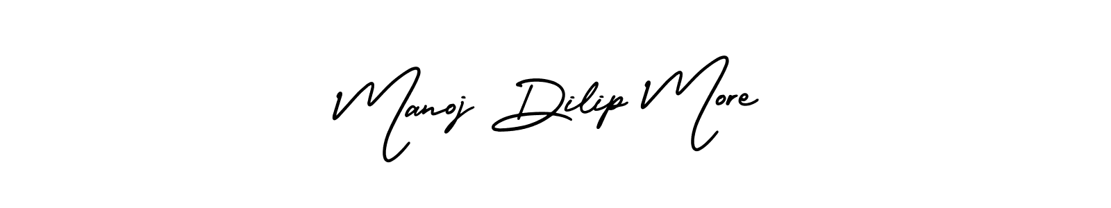 Similarly AmerikaSignatureDemo-Regular is the best handwritten signature design. Signature creator online .You can use it as an online autograph creator for name Manoj Dilip More. Manoj Dilip More signature style 3 images and pictures png