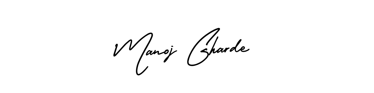 You can use this online signature creator to create a handwritten signature for the name Manoj Gharde. This is the best online autograph maker. Manoj Gharde signature style 3 images and pictures png