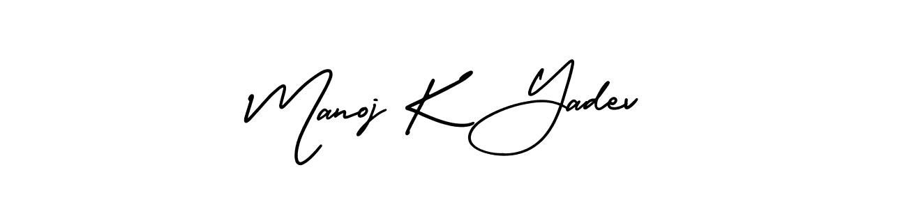 if you are searching for the best signature style for your name Manoj K Yadev. so please give up your signature search. here we have designed multiple signature styles  using AmerikaSignatureDemo-Regular. Manoj K Yadev signature style 3 images and pictures png