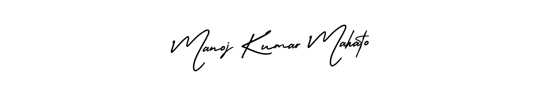 It looks lik you need a new signature style for name Manoj Kumar Mahato. Design unique handwritten (AmerikaSignatureDemo-Regular) signature with our free signature maker in just a few clicks. Manoj Kumar Mahato signature style 3 images and pictures png