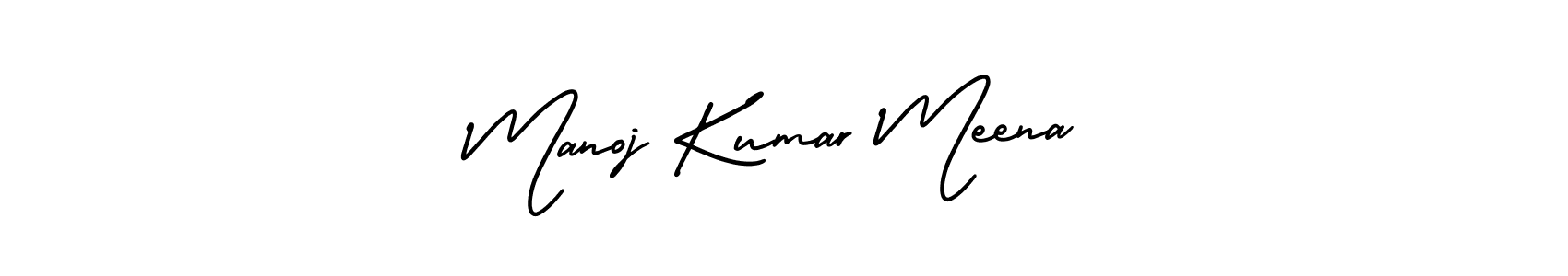 Make a short Manoj Kumar Meena signature style. Manage your documents anywhere anytime using AmerikaSignatureDemo-Regular. Create and add eSignatures, submit forms, share and send files easily. Manoj Kumar Meena signature style 3 images and pictures png