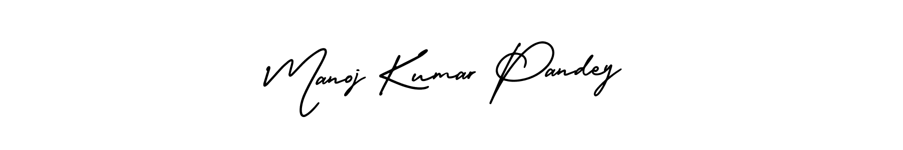 Create a beautiful signature design for name Manoj Kumar Pandey. With this signature (AmerikaSignatureDemo-Regular) fonts, you can make a handwritten signature for free. Manoj Kumar Pandey signature style 3 images and pictures png