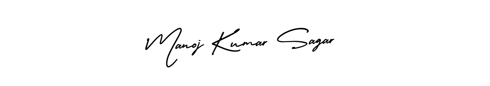 Also we have Manoj Kumar Sagar name is the best signature style. Create professional handwritten signature collection using AmerikaSignatureDemo-Regular autograph style. Manoj Kumar Sagar signature style 3 images and pictures png