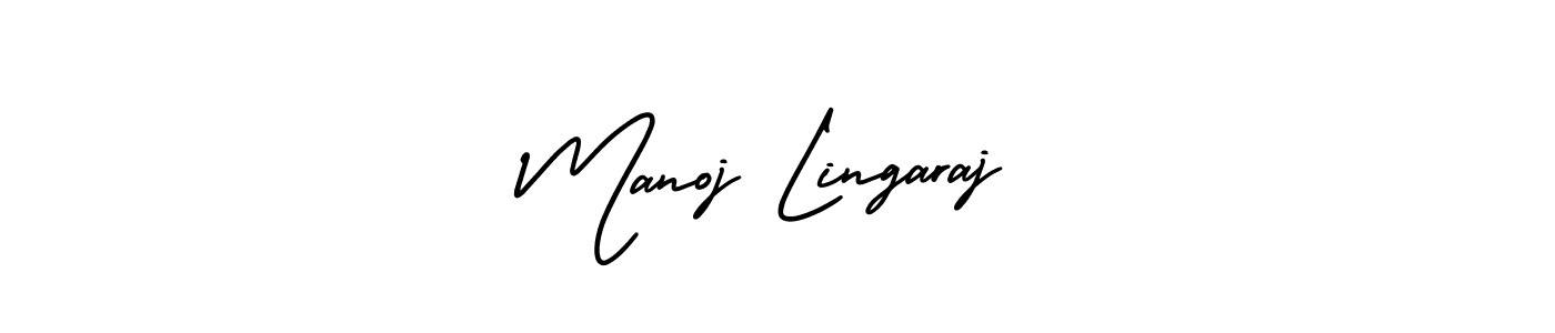 Also You can easily find your signature by using the search form. We will create Manoj Lingaraj name handwritten signature images for you free of cost using AmerikaSignatureDemo-Regular sign style. Manoj Lingaraj signature style 3 images and pictures png
