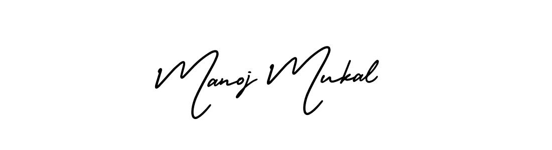 Also You can easily find your signature by using the search form. We will create Manoj Mukal name handwritten signature images for you free of cost using AmerikaSignatureDemo-Regular sign style. Manoj Mukal signature style 3 images and pictures png