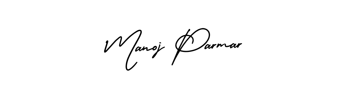 Create a beautiful signature design for name Manoj Parmar. With this signature (AmerikaSignatureDemo-Regular) fonts, you can make a handwritten signature for free. Manoj Parmar signature style 3 images and pictures png