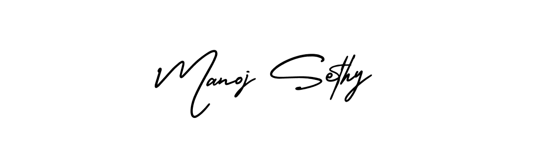 AmerikaSignatureDemo-Regular is a professional signature style that is perfect for those who want to add a touch of class to their signature. It is also a great choice for those who want to make their signature more unique. Get Manoj Sethy name to fancy signature for free. Manoj Sethy signature style 3 images and pictures png