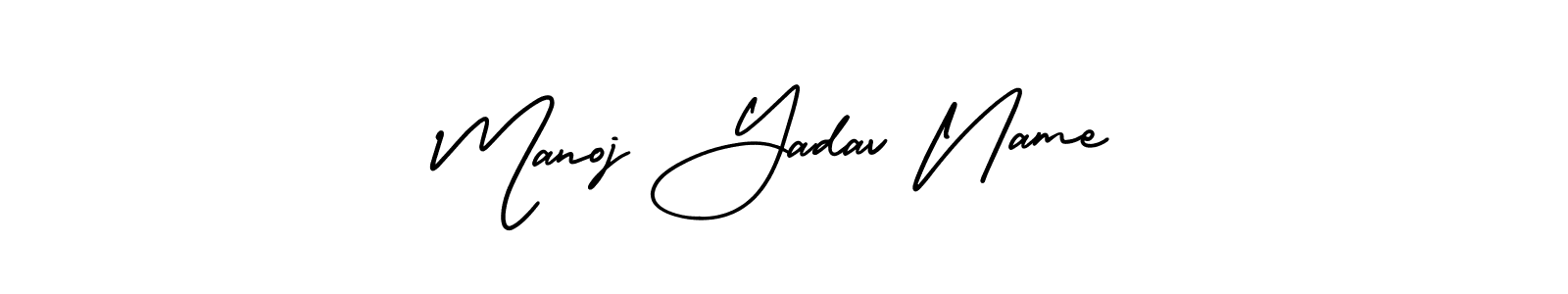 Also You can easily find your signature by using the search form. We will create Manoj Yadav Name name handwritten signature images for you free of cost using AmerikaSignatureDemo-Regular sign style. Manoj Yadav Name signature style 3 images and pictures png