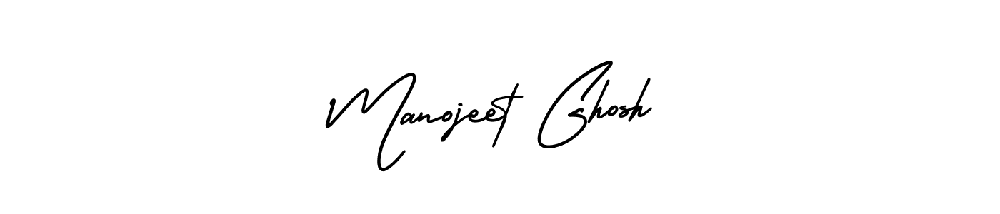 This is the best signature style for the Manojeet Ghosh name. Also you like these signature font (AmerikaSignatureDemo-Regular). Mix name signature. Manojeet Ghosh signature style 3 images and pictures png
