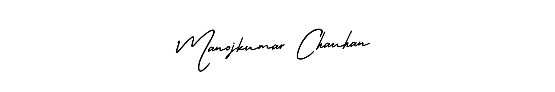 if you are searching for the best signature style for your name Manojkumar Chauhan. so please give up your signature search. here we have designed multiple signature styles  using AmerikaSignatureDemo-Regular. Manojkumar Chauhan signature style 3 images and pictures png