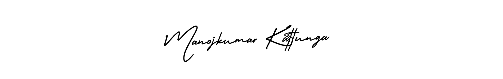 It looks lik you need a new signature style for name Manojkumar Kattunga. Design unique handwritten (AmerikaSignatureDemo-Regular) signature with our free signature maker in just a few clicks. Manojkumar Kattunga signature style 3 images and pictures png