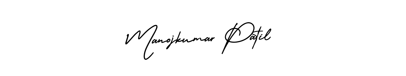 How to make Manojkumar Patil name signature. Use AmerikaSignatureDemo-Regular style for creating short signs online. This is the latest handwritten sign. Manojkumar Patil signature style 3 images and pictures png