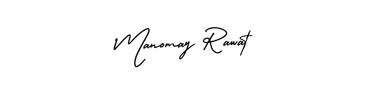 Best and Professional Signature Style for Manomay Rawat. AmerikaSignatureDemo-Regular Best Signature Style Collection. Manomay Rawat signature style 3 images and pictures png
