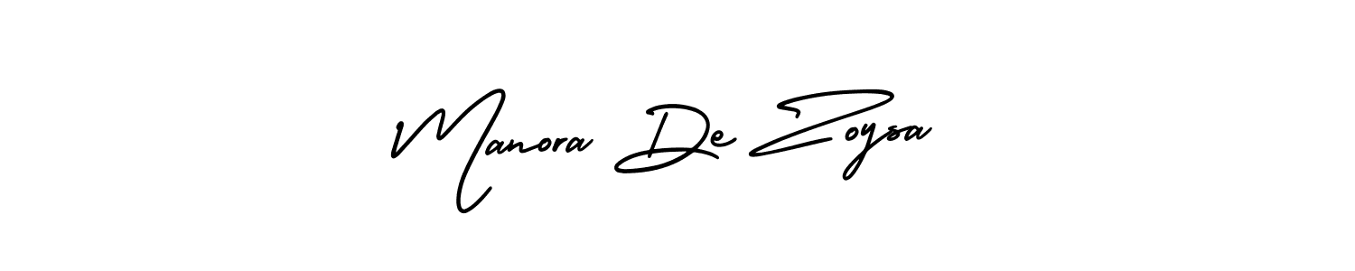 How to make Manora De Zoysa signature? AmerikaSignatureDemo-Regular is a professional autograph style. Create handwritten signature for Manora De Zoysa name. Manora De Zoysa signature style 3 images and pictures png