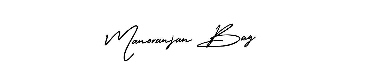 Similarly AmerikaSignatureDemo-Regular is the best handwritten signature design. Signature creator online .You can use it as an online autograph creator for name Manoranjan Bag. Manoranjan Bag signature style 3 images and pictures png