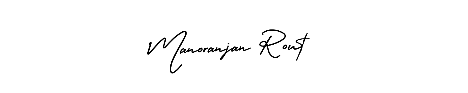 Also we have Manoranjan Rout name is the best signature style. Create professional handwritten signature collection using AmerikaSignatureDemo-Regular autograph style. Manoranjan Rout signature style 3 images and pictures png