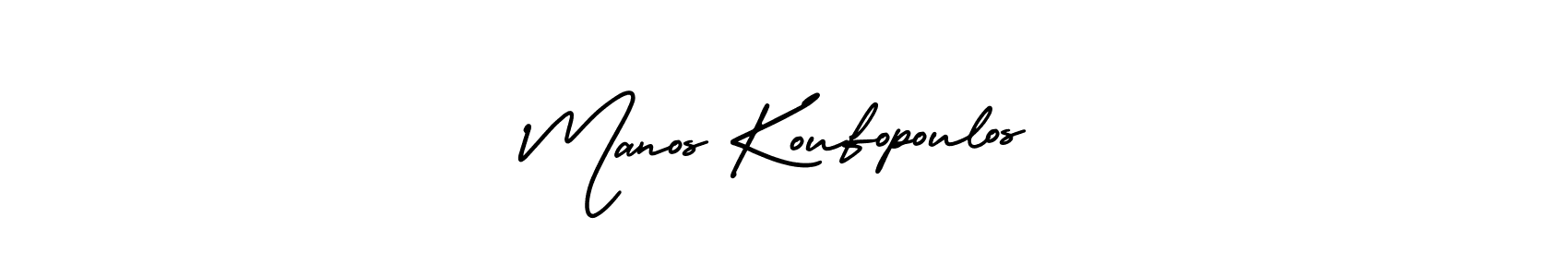 How to Draw Manos Koufopoulos signature style? AmerikaSignatureDemo-Regular is a latest design signature styles for name Manos Koufopoulos. Manos Koufopoulos signature style 3 images and pictures png