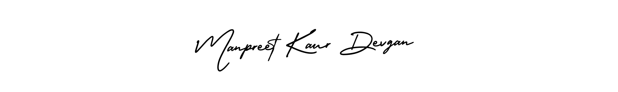 Design your own signature with our free online signature maker. With this signature software, you can create a handwritten (AmerikaSignatureDemo-Regular) signature for name Manpreet Kaur Devgan. Manpreet Kaur Devgan signature style 3 images and pictures png