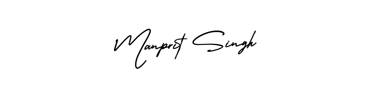 Design your own signature with our free online signature maker. With this signature software, you can create a handwritten (AmerikaSignatureDemo-Regular) signature for name Manprit Singh. Manprit Singh signature style 3 images and pictures png