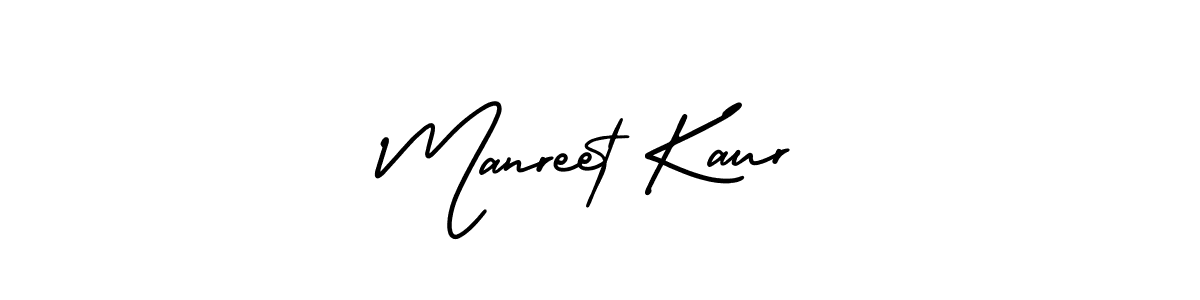 Manreet Kaur stylish signature style. Best Handwritten Sign (AmerikaSignatureDemo-Regular) for my name. Handwritten Signature Collection Ideas for my name Manreet Kaur. Manreet Kaur signature style 3 images and pictures png