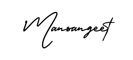 Stand out with a creative autograph for Mansangeet. The AmerikaSignatureDemo-Regular styling blends modern aesthetics with classic signature flourishes. Mansangeet signature style 3 images and pictures png