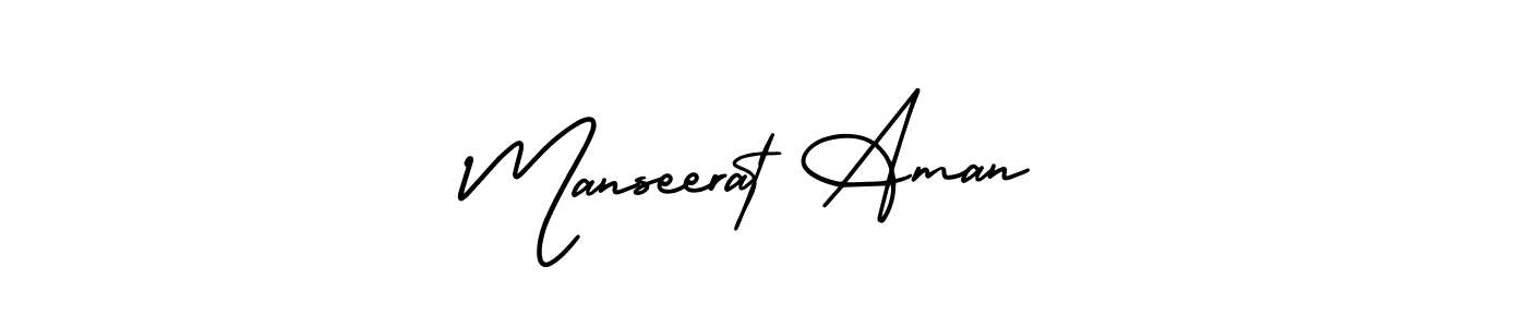 You can use this online signature creator to create a handwritten signature for the name Manseerat Aman. This is the best online autograph maker. Manseerat Aman signature style 3 images and pictures png