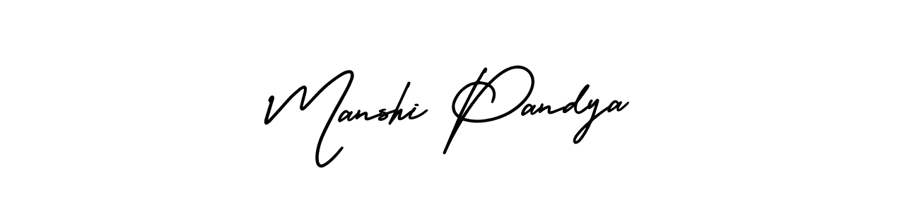 if you are searching for the best signature style for your name Manshi Pandya. so please give up your signature search. here we have designed multiple signature styles  using AmerikaSignatureDemo-Regular. Manshi Pandya signature style 3 images and pictures png