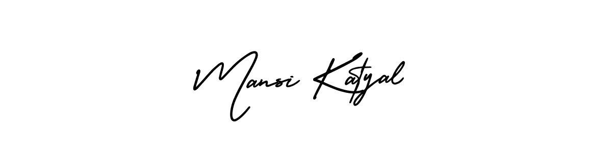 Make a short Mansi Katyal signature style. Manage your documents anywhere anytime using AmerikaSignatureDemo-Regular. Create and add eSignatures, submit forms, share and send files easily. Mansi Katyal signature style 3 images and pictures png