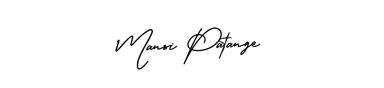 AmerikaSignatureDemo-Regular is a professional signature style that is perfect for those who want to add a touch of class to their signature. It is also a great choice for those who want to make their signature more unique. Get Mansi Patange name to fancy signature for free. Mansi Patange signature style 3 images and pictures png