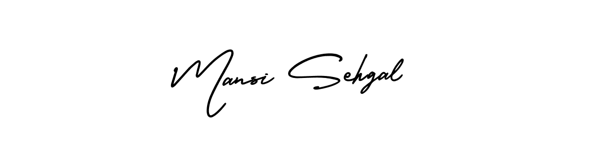 Make a short Mansi Sehgal signature style. Manage your documents anywhere anytime using AmerikaSignatureDemo-Regular. Create and add eSignatures, submit forms, share and send files easily. Mansi Sehgal signature style 3 images and pictures png