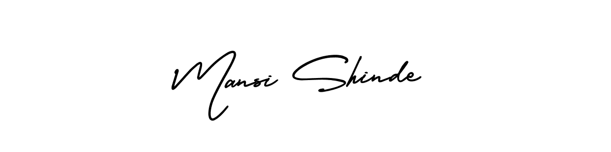 Create a beautiful signature design for name Mansi Shinde. With this signature (AmerikaSignatureDemo-Regular) fonts, you can make a handwritten signature for free. Mansi Shinde signature style 3 images and pictures png