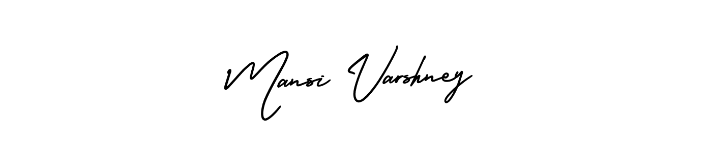 Similarly AmerikaSignatureDemo-Regular is the best handwritten signature design. Signature creator online .You can use it as an online autograph creator for name Mansi Varshney. Mansi Varshney signature style 3 images and pictures png