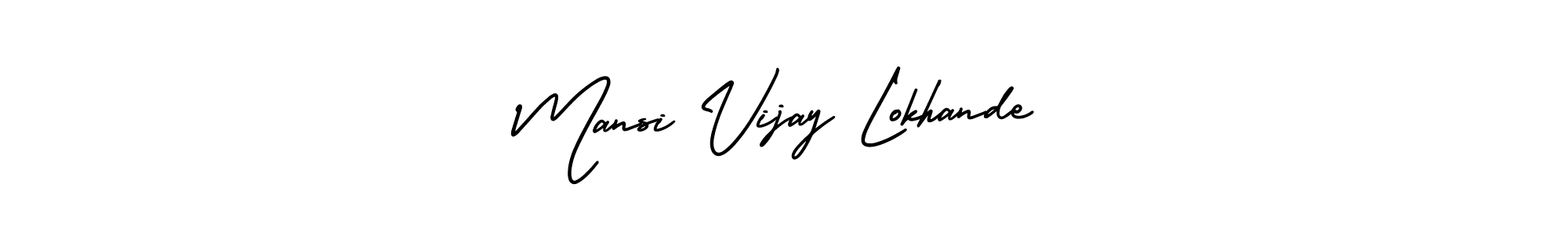 if you are searching for the best signature style for your name Mansi Vijay Lokhande. so please give up your signature search. here we have designed multiple signature styles  using AmerikaSignatureDemo-Regular. Mansi Vijay Lokhande signature style 3 images and pictures png