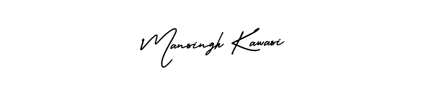 Create a beautiful signature design for name Mansingh Kawasi. With this signature (AmerikaSignatureDemo-Regular) fonts, you can make a handwritten signature for free. Mansingh Kawasi signature style 3 images and pictures png