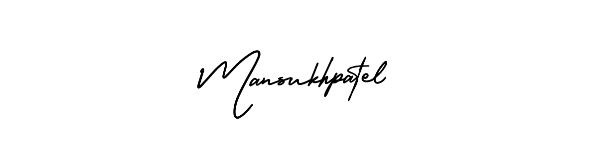 This is the best signature style for the Mansukhpatel name. Also you like these signature font (AmerikaSignatureDemo-Regular). Mix name signature. Mansukhpatel signature style 3 images and pictures png