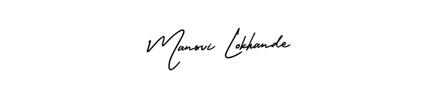 Make a beautiful signature design for name Mansvi Lokhande. Use this online signature maker to create a handwritten signature for free. Mansvi Lokhande signature style 3 images and pictures png