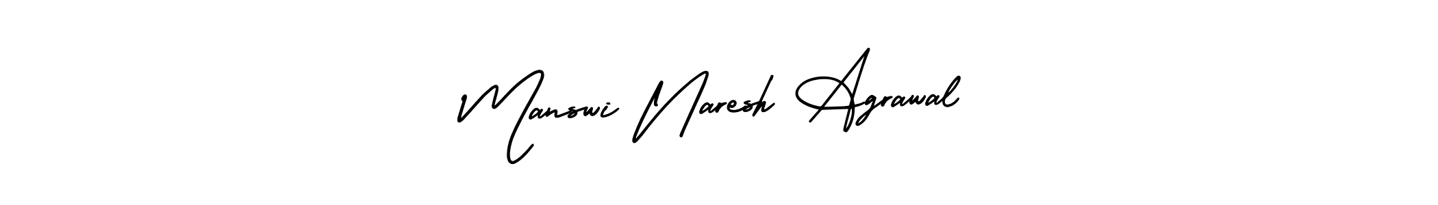 Similarly AmerikaSignatureDemo-Regular is the best handwritten signature design. Signature creator online .You can use it as an online autograph creator for name Manswi Naresh Agrawal. Manswi Naresh Agrawal signature style 3 images and pictures png