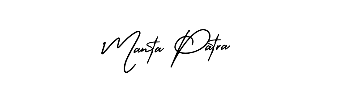 How to make Manta Patra signature? AmerikaSignatureDemo-Regular is a professional autograph style. Create handwritten signature for Manta Patra name. Manta Patra signature style 3 images and pictures png