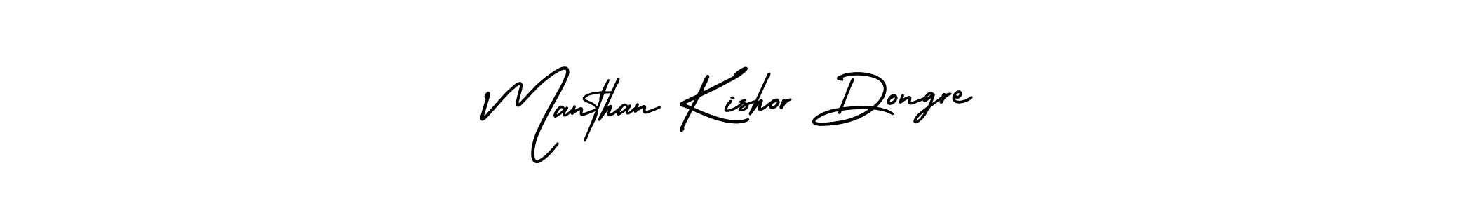 It looks lik you need a new signature style for name Manthan Kishor Dongre. Design unique handwritten (AmerikaSignatureDemo-Regular) signature with our free signature maker in just a few clicks. Manthan Kishor Dongre signature style 3 images and pictures png
