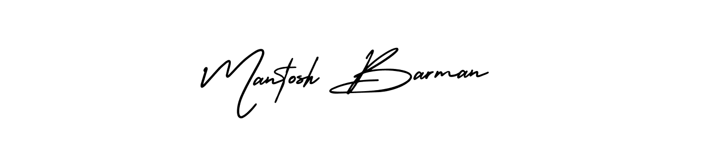 Similarly AmerikaSignatureDemo-Regular is the best handwritten signature design. Signature creator online .You can use it as an online autograph creator for name Mantosh Barman. Mantosh Barman signature style 3 images and pictures png