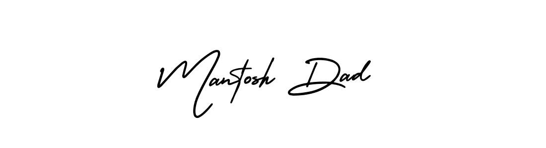 if you are searching for the best signature style for your name Mantosh Dad. so please give up your signature search. here we have designed multiple signature styles  using AmerikaSignatureDemo-Regular. Mantosh Dad signature style 3 images and pictures png
