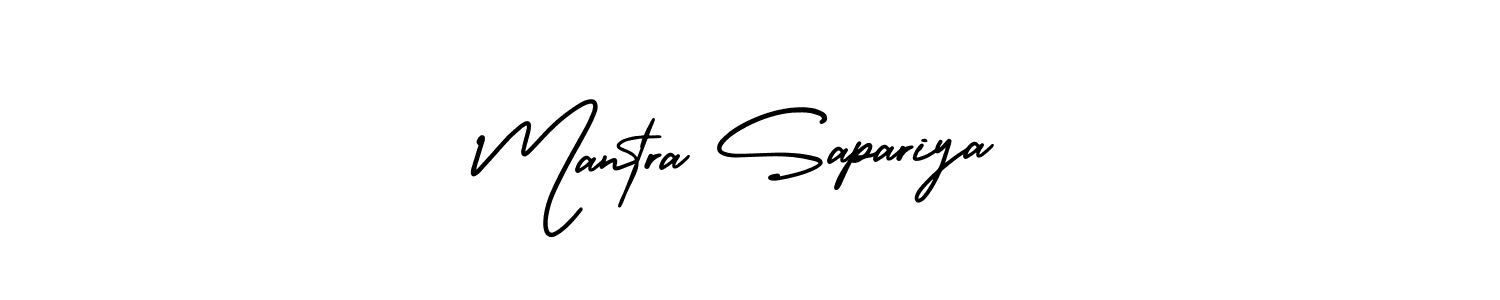 Best and Professional Signature Style for Mantra Sapariya. AmerikaSignatureDemo-Regular Best Signature Style Collection. Mantra Sapariya signature style 3 images and pictures png