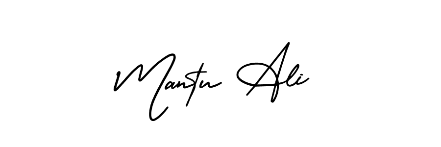 How to make Mantu Ali signature? AmerikaSignatureDemo-Regular is a professional autograph style. Create handwritten signature for Mantu Ali name. Mantu Ali signature style 3 images and pictures png