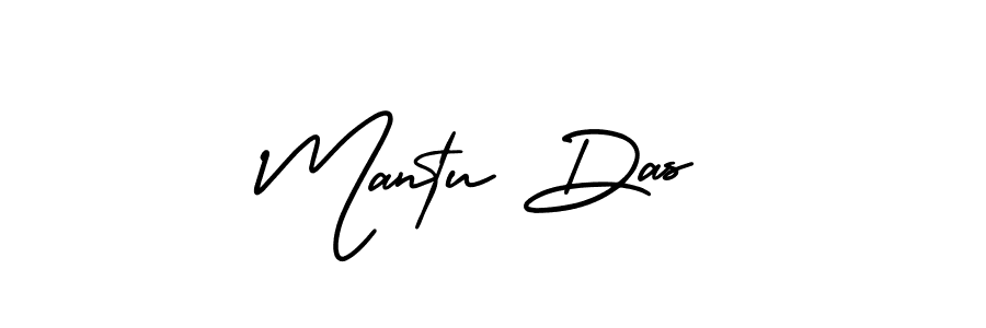 Make a beautiful signature design for name Mantu Das. With this signature (AmerikaSignatureDemo-Regular) style, you can create a handwritten signature for free. Mantu Das signature style 3 images and pictures png