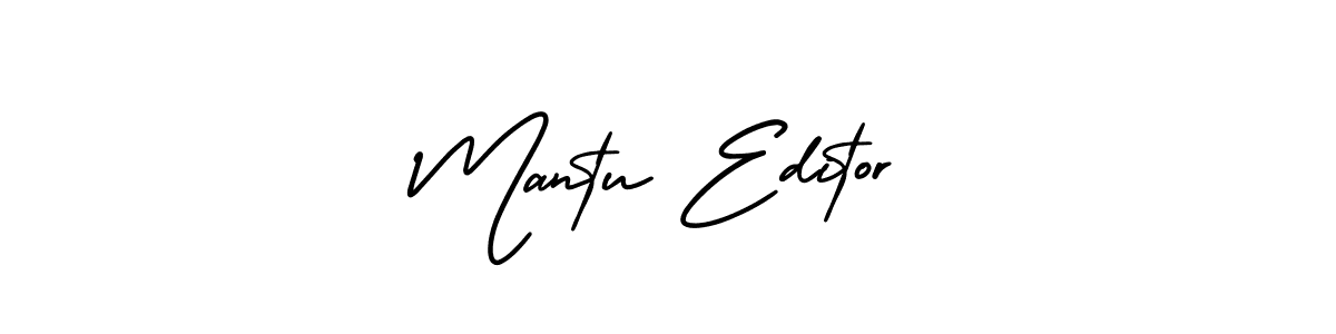 Also we have Mantu Editor name is the best signature style. Create professional handwritten signature collection using AmerikaSignatureDemo-Regular autograph style. Mantu Editor signature style 3 images and pictures png