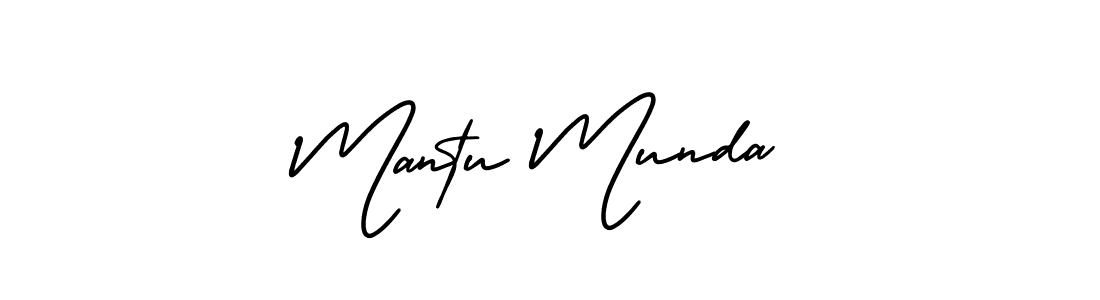 Create a beautiful signature design for name Mantu Munda. With this signature (AmerikaSignatureDemo-Regular) fonts, you can make a handwritten signature for free. Mantu Munda signature style 3 images and pictures png